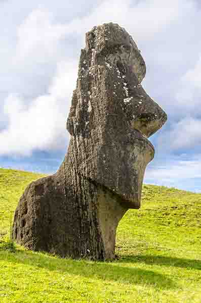17 - Chile - isla de Rapa Nui o Pascua - Rano Raraku